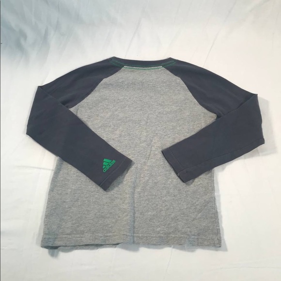 Kids Adidas Logo Graphic LS T-Shirt Size 5 - Picture 4 of 5